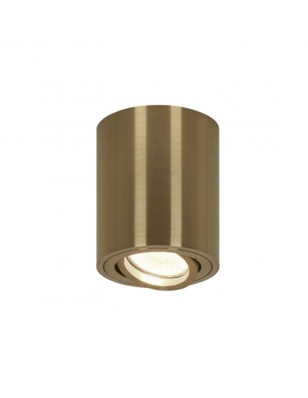 Plafón superficie pequeño dorado