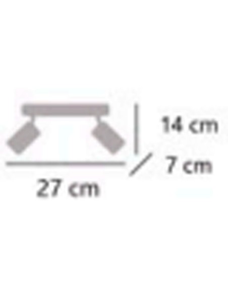 Regleta Orientable Níquel