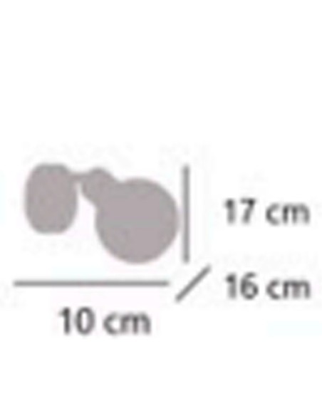 Plafón o Aplique Tulipa Alambre