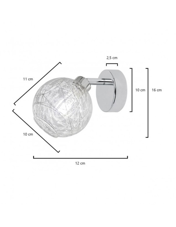 Foco Cromo Tulipa Alambre