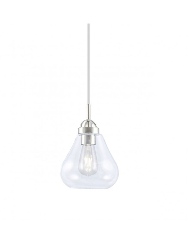 Luminaria tulipa cristal transparente