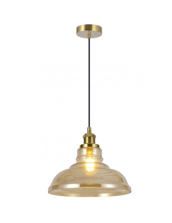 Lámpara cristal ámbar