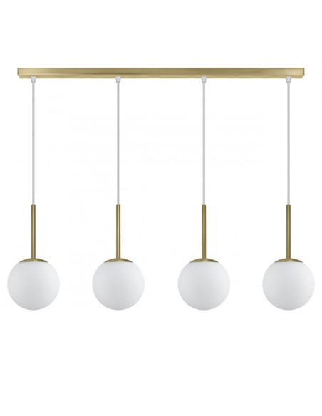Lámpara lineal con 4 bolas