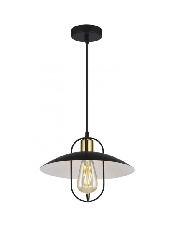 Lámpara de Techo Metal Negro-Oro