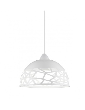 Lámpara de techo calada blanca