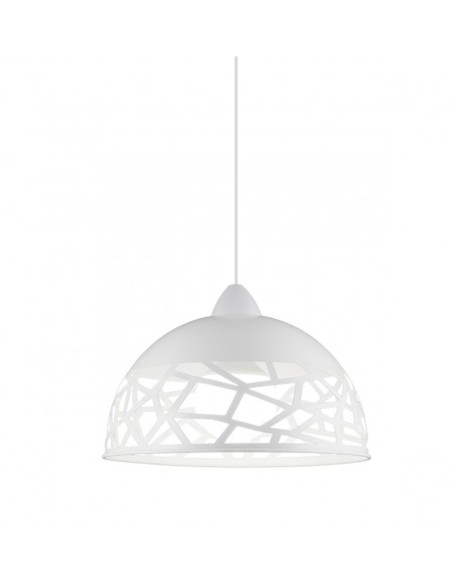 Lámpara de techo calada blanca