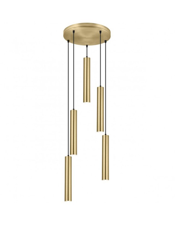 Lámpara de Techo Latón con Cilindro...