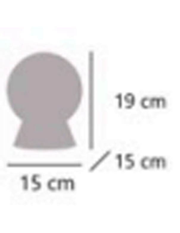 Lámpara Sobremesa Bola Cuero con...