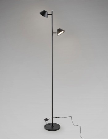 Taros lámpara de pie con focos negros