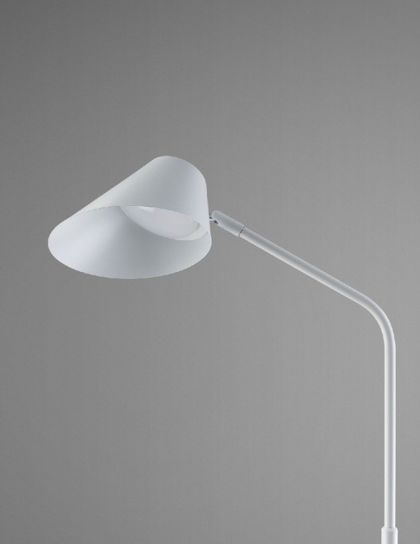 Esino, Lámpara de Pie 1 Luz Blanco...