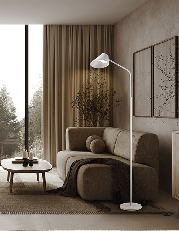 Esino blanco pie de salón