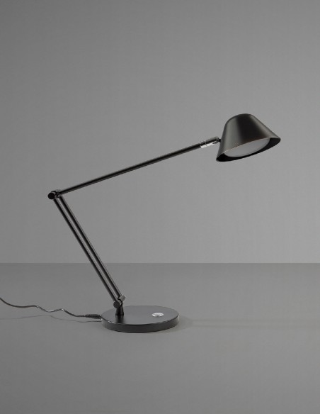 Taros Sobremesa Negro Flexo Schuller