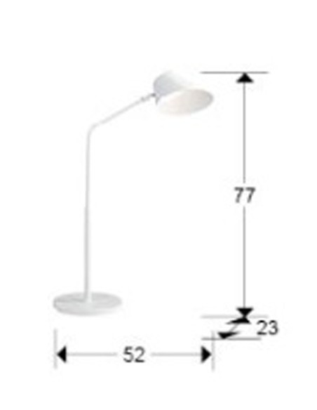 Esino Sobremesa Flexo Blanco Schuller