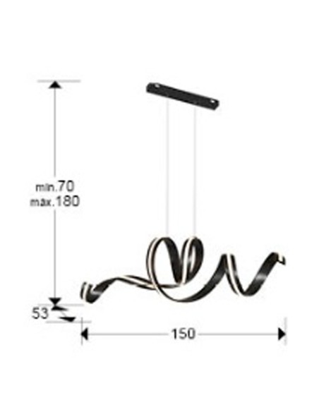 Amara Lámpara Led Horizontal Schuller