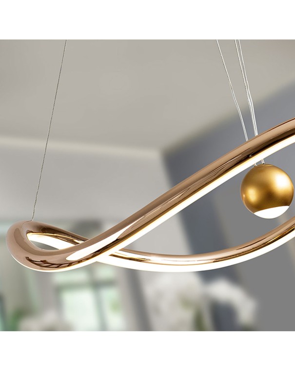 Romina Lámpara Oro Brillo Schuller...