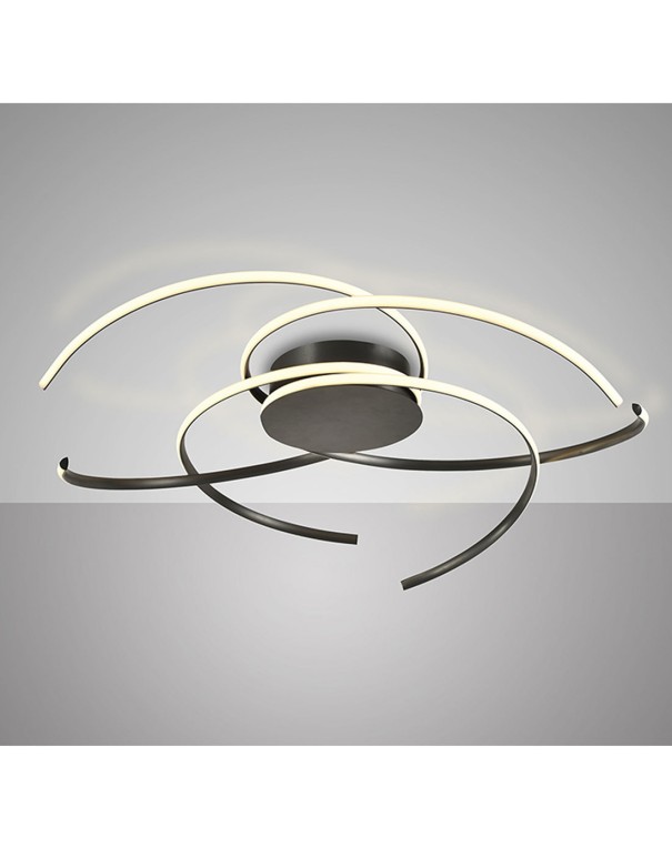 Cadence Plafón Negro Schuller 100 CM