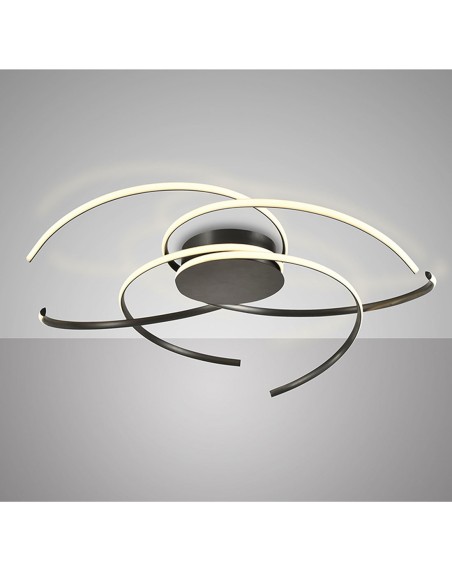 Cadence Plafón Negro Schuller 100 CM