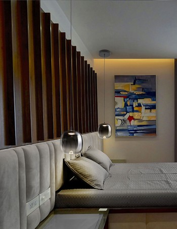 Lámpara cristal smoke Onice