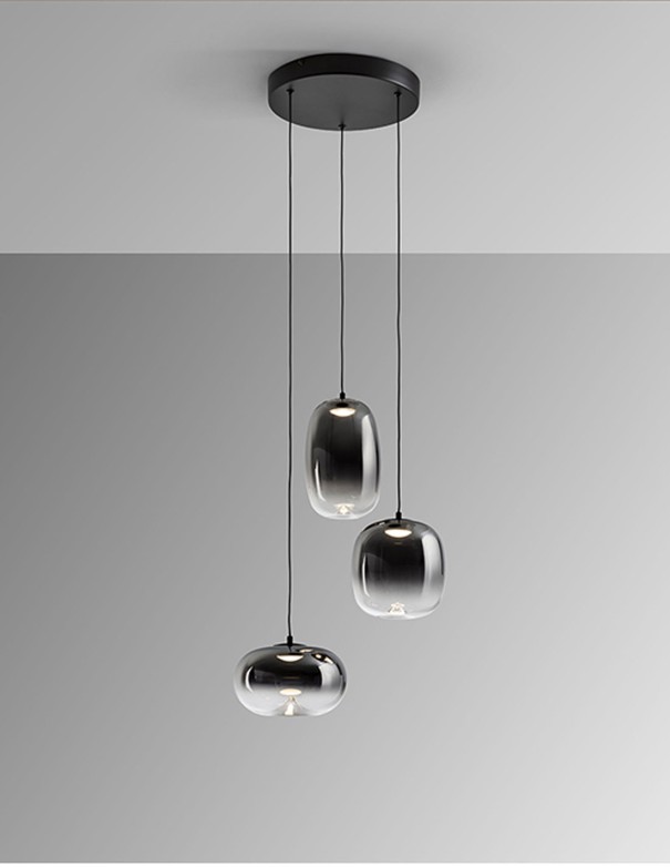 Lámpara Onice 3 alturas Schuller