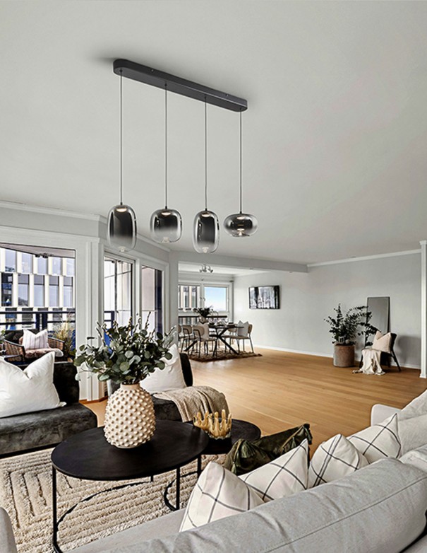 Lámpara lineal Onice 4 luces