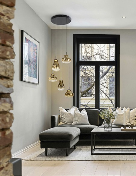 Lámpara de techo Aledis 5 luces