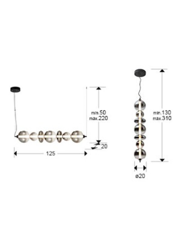 Gladis Luminaria Multi Posición Negra...