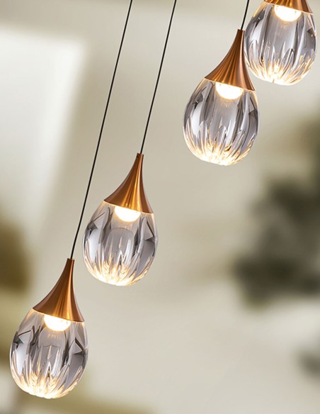 Corina Lámpara Gran Formato 12 Luces Shuller