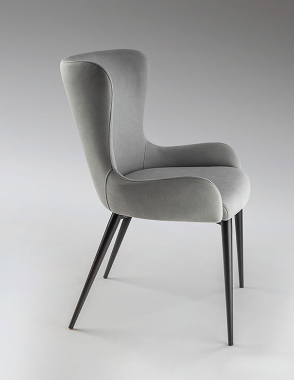 Silla Telma gris claro