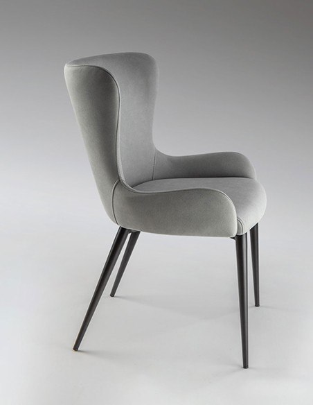 Silla Telma gris claro