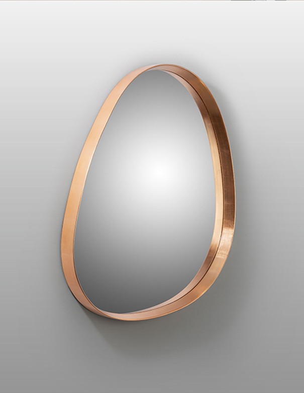 Julie Espejo Grande Pan de Oro Rosa...