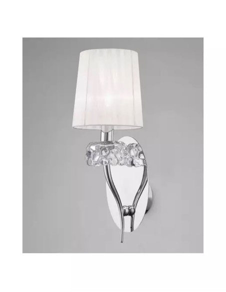Aplique Cromo 1 Luz Loewe
