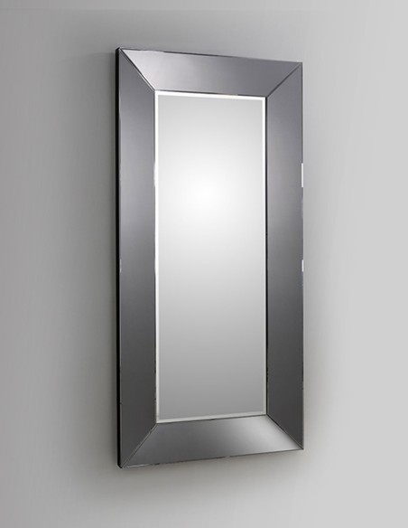 Espejo Roma rectangular marco smoke