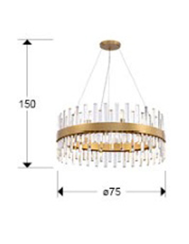 Grace Schuller Oro 18 Luces 75cm