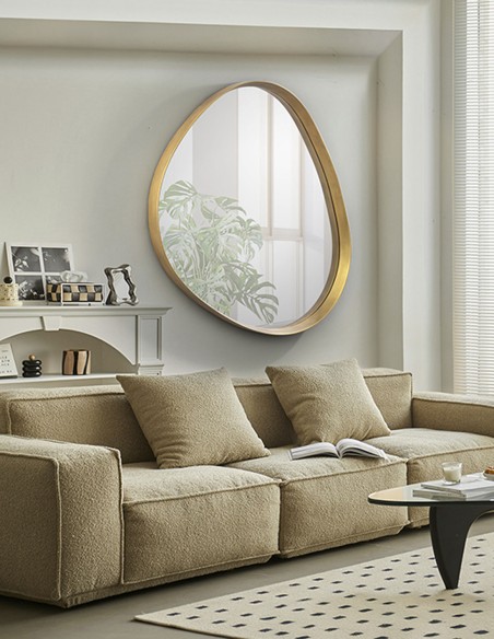 Espejo de pared Julie dorado