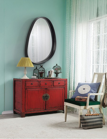 Espejo pequeño Julie negro