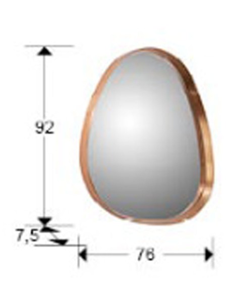 Julie Espejo Dorado Pequeño Schuller