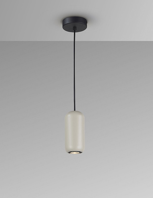 Nimes Lámpara Negro Gris Schuller