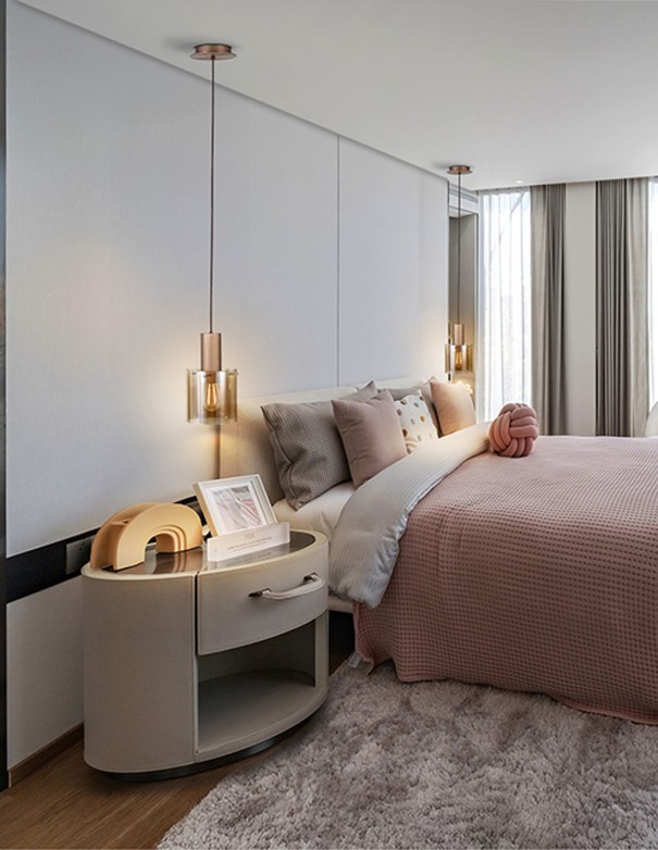 Venize Lámpara Colgante Cobre Ambar...