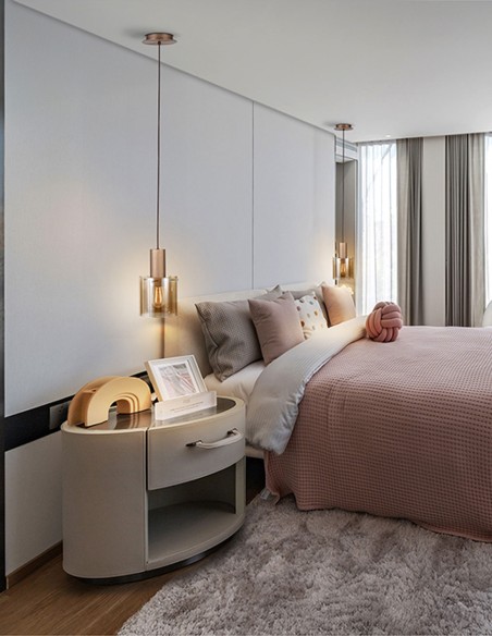 Venize Lámpara Colgante Cobre Ambar Schuller