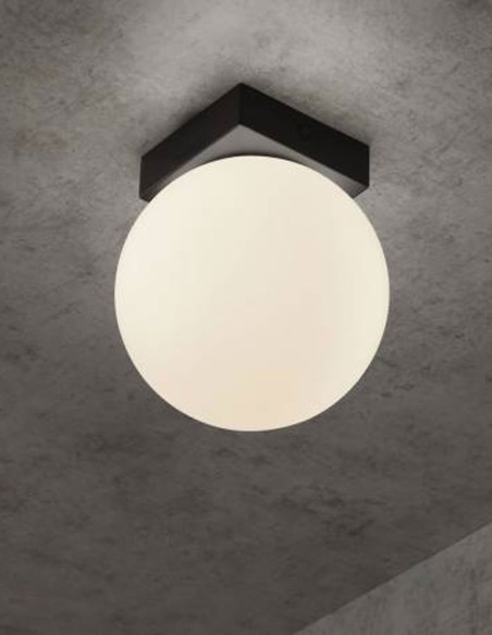 Aplique Plafón Puebla Mantra Negro