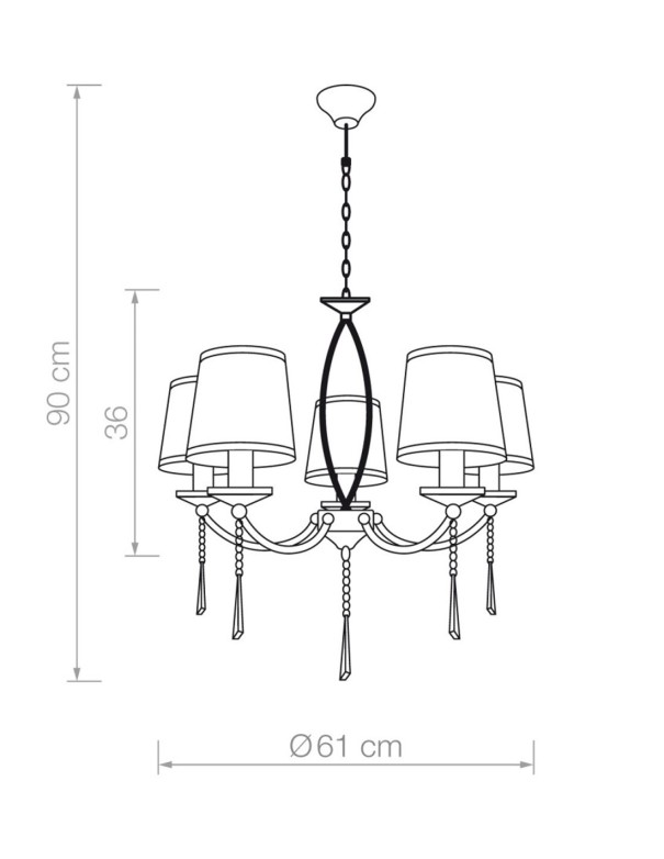 Lámpara Cuero con Pantalla Oferta
