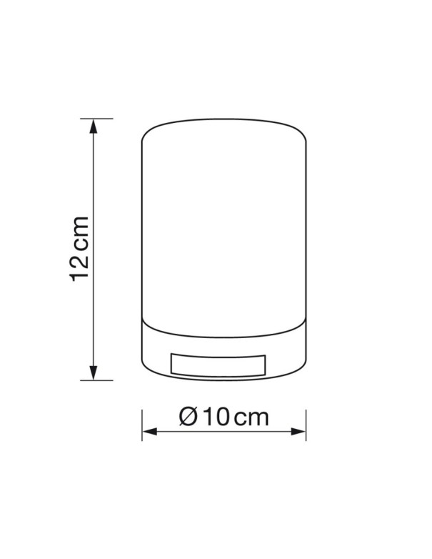 Lámpara de Mesa Top Led Altavoz