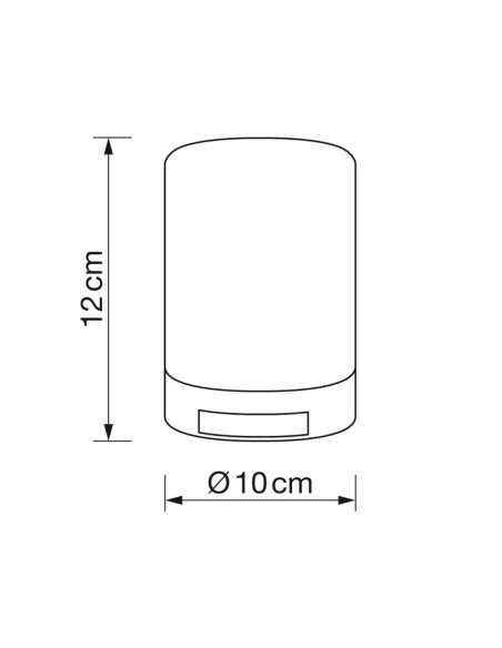 Lámpara de Mesa Top Led Altavoz
