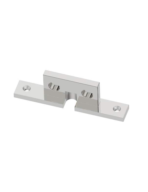 Aplique Espejo Cromo Triple Fijación