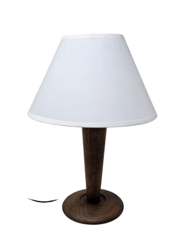 Lámpara Sobremesa Madera Columna Lisa