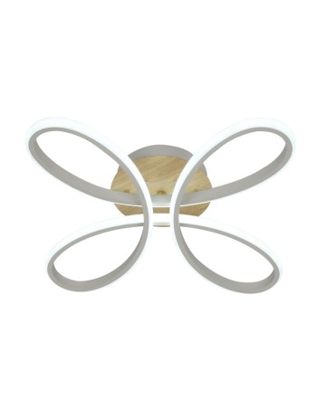 Lámpara Plafón 104w Blanco...