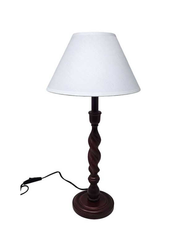 Sobremesa Madera Cuerpo Salomónico