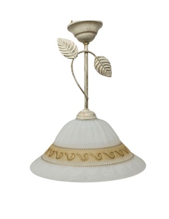 Lámpara Colgante Crema Oro