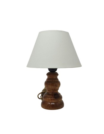 Lámpara de Mesa Nogal con...