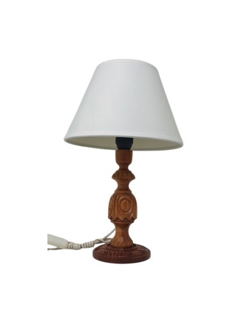 Lámpara de Mesa Miel Tallado